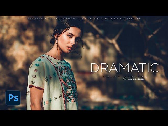 Dramatic Color Grading Photoshop 2024 । Photoshop Tutorial!