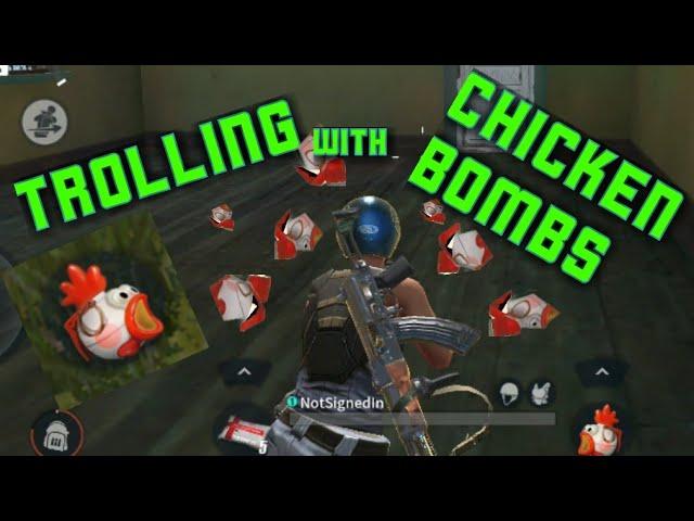 Trolling With Chicken Grenades {Funny Fails}Rules of Survival