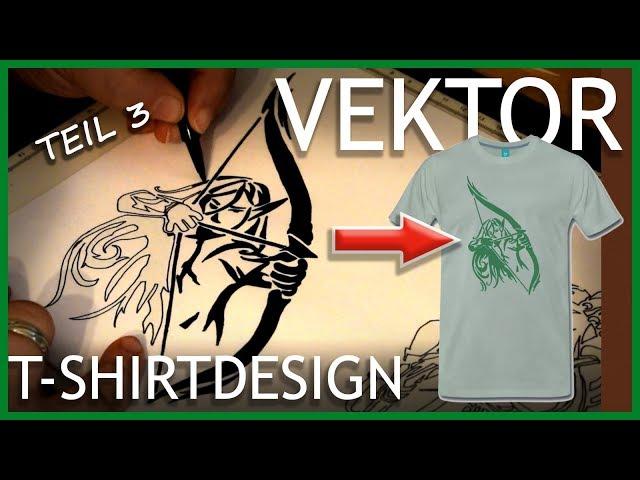 T-Shirtdesign kostenlos vektorisieren Teil 3 ohne Photoshop und Illustrator - Inkscape. Spreadshirt