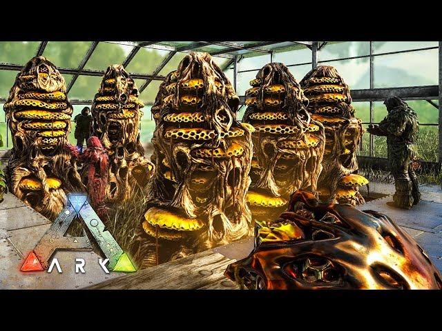 ARK: Survival Evolved - GIANT QUEEN BEE TAMING & HONEY FARM!! (ARK Ragnarok Gameplay)