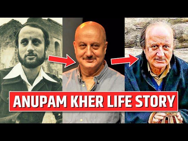 The Life Story of Anupam Kher | Bollywood Actor Biography in Hindi | The Kashmiri Files | 2022