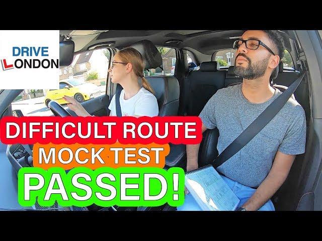 UK Driving test - Roundabout Route PASSED  - Automatic Learner Driver Mock Test  - Isleworth 2019