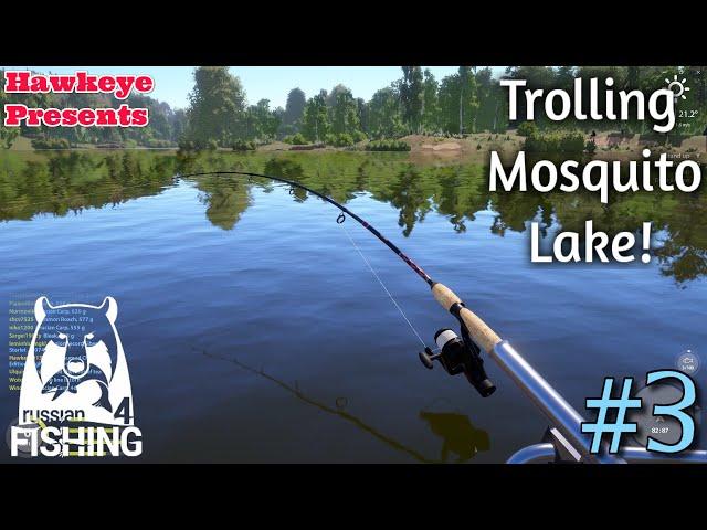 Russian Fishing 4 - REVISITED - #3: Trolling Mosquito Lake!