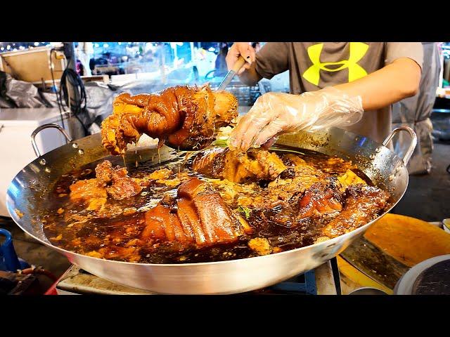 Amazing BANGKOK's STREET FOOD at Liab Duan Night Market | Thailand Street Food