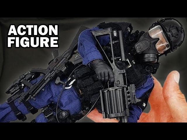 US Police special forces: SWAT - 1/6 scale action figure - silent version