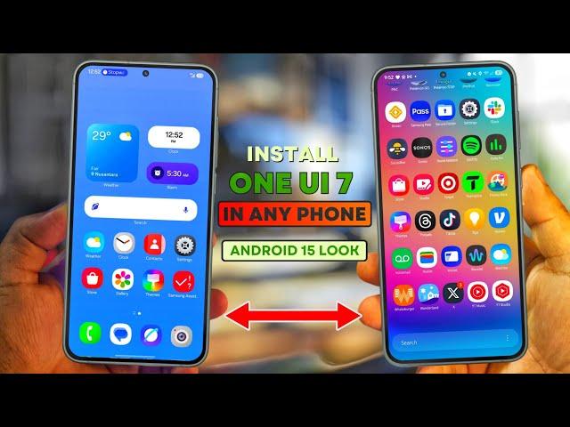 Install One Ui 7 in Any Android Phones - Get One Ui 7 Look in Old Samsung