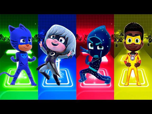 CatBoy  Luna Girl  Night Ninja  Newton Star - PJ Masks  Tiles Hop EDM Rush