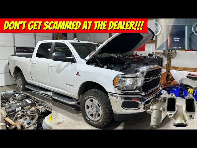 My 2021 RAM 3500 Needed $4,000 in Service!! DIY EGR and CCV Service Saved me $1650!