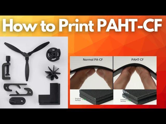 How to Print with Bambu Labs PAHT-CF Filament on a Bambu Labs X1 Carbon 3D Printer