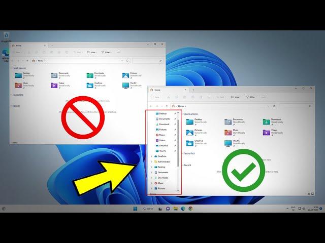 Fix Navigation Pane & Quick Access Not Showing & Missing in Windows 11 File Explorer | How To Solve