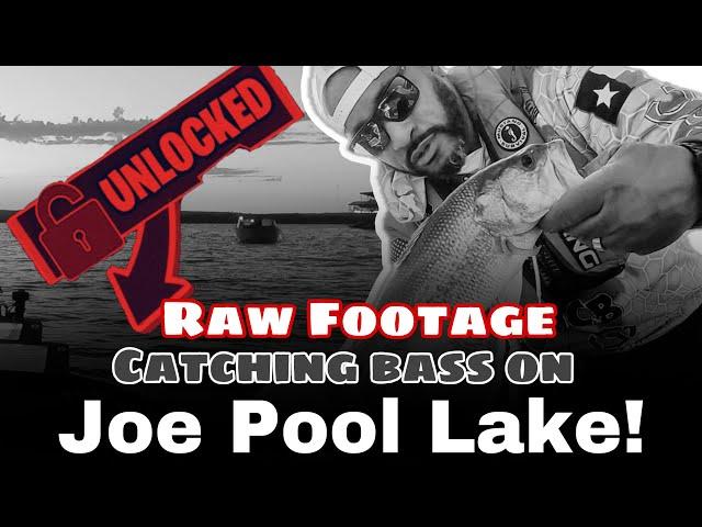 Joe Pool Lake Unlocked‼️ #fishing #bassfishing #raw highlights