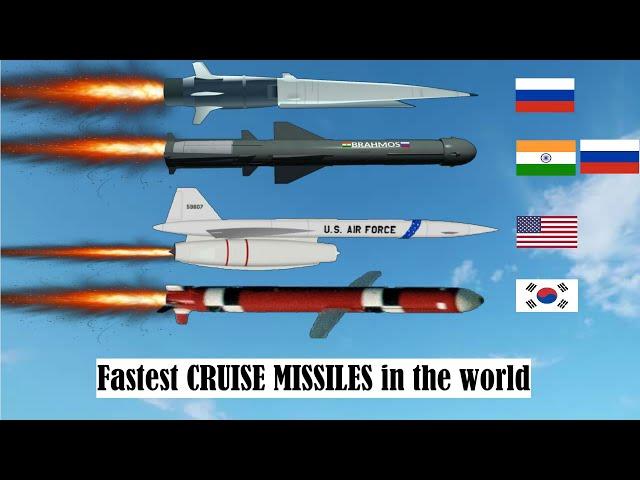 Top 10 fastest CRUISE MISSILES in the World 2022