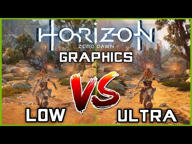 Horizon Zero Dawn - PC Graphics Comparison [Low VS Ultra]