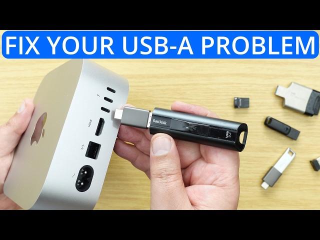 M4 Mac Mini Has No USB A Ports NO PROBLEM Use These (USB-A To USB-C Adapter)