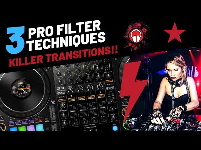 3 PRO DJ FILTER TECHNIQUES to enhance your transitions