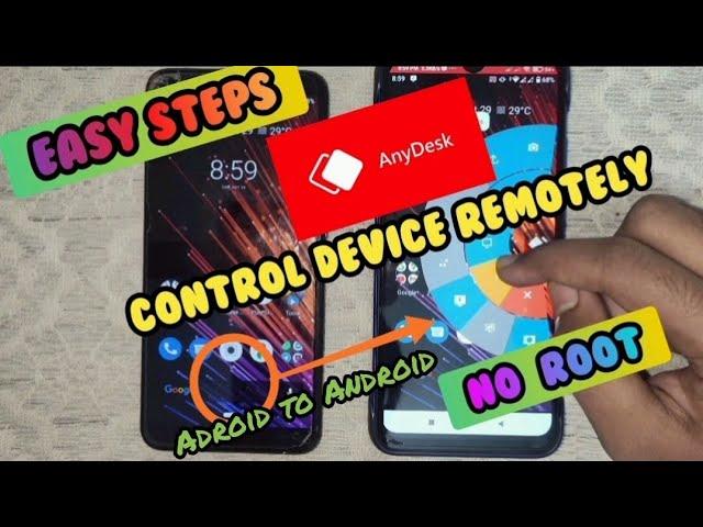 Control Android device Remotely with Anydesk__Control Android device with another Android device