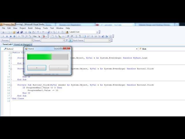 VB.NET Tutorial - How To Use A Progress Bar