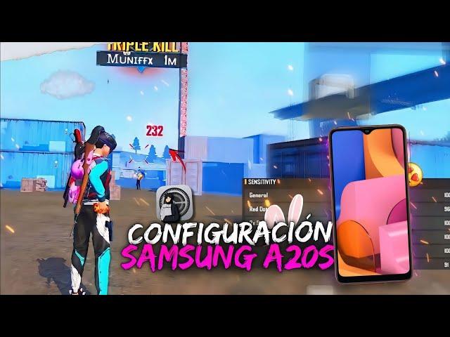 My Perfect Settings SUMSUNG A20s A20  HUD + DPI +Sensi [ SAMSUNG A20 A20s FREE FIRE HIGHLIGHTS]