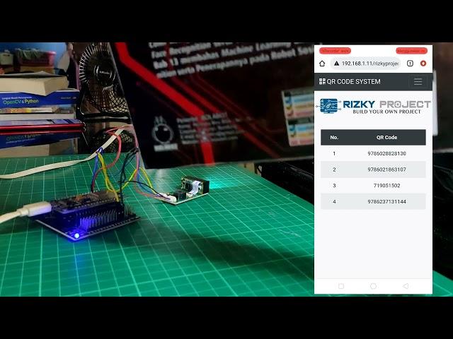 [DEMO] Kirim hasil scan Barcode/QRcode ke web server || PHP MYSQL