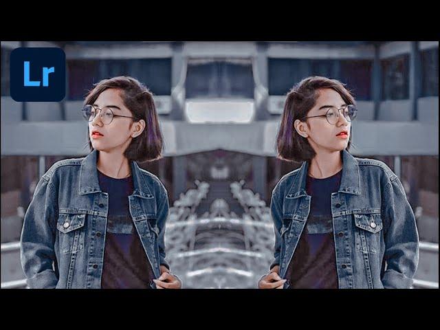 TUTORIAL Edit Foto keren  Efect Navy Blue di aplikasi Lightrooom