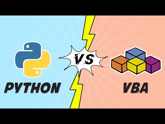 Is PYTHON or VBA better? Which language should you learn? 