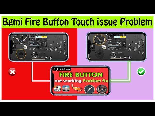 BGMI Fire Button Touch Problem  | HOW TO FIX TOUCH ISSUE IN BGMI | with #windblaster