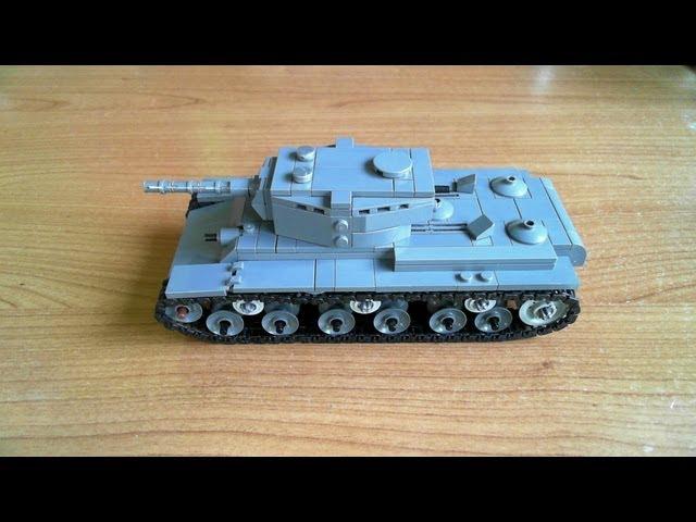 Lego KV-1 Tank Instructions (HD)