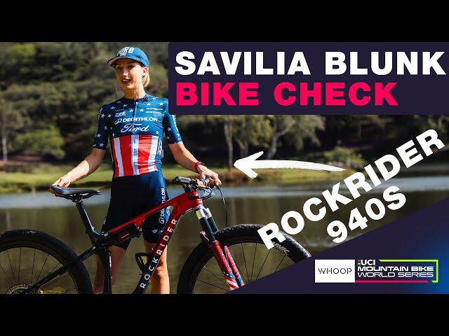BIKE CHECK with Savilia Blunk | WHOOP UCI Mountain Bike World Series
