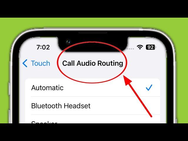 What is Call Audio Routing iPhone 14