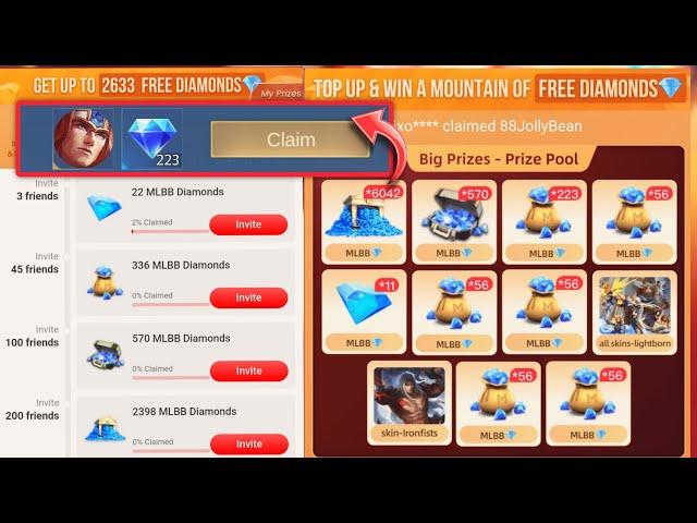 HOW TO CLAIM FREE 223 DIAMONDS AND LIGHTBORN SKINS IN THE NEW JOLLYMAX EVENT