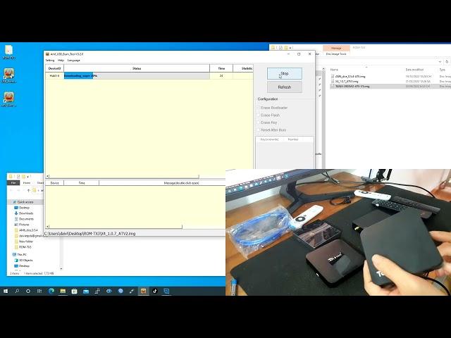 Usb burning tool Hướng dẫn cập nhật rom , nạp Firmware cho các box chạy CPU Amlogic