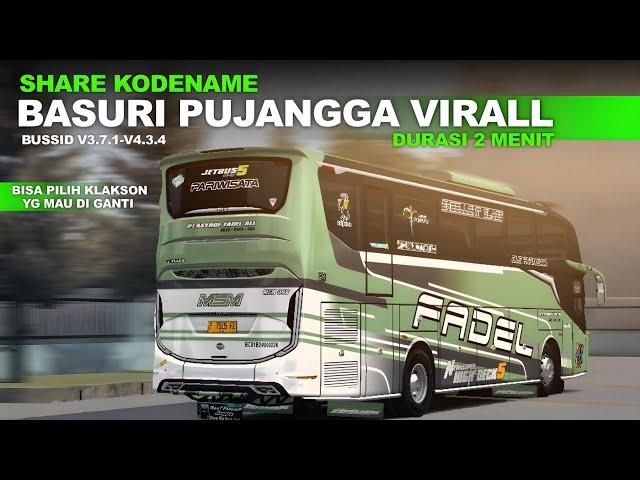 KODENAME BASURI PUJANGGA DURASI PANJANG | ASYROF MAUDI | BUSSID V3.7.1-V4.3.4