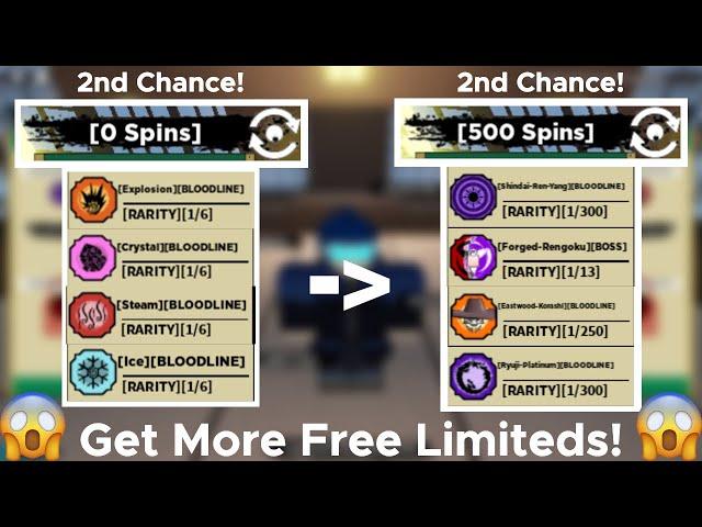 How To Get More Limited Bloodlines Even If You Ran Out of Spins (Hurry!) | Roblox Shindo Life