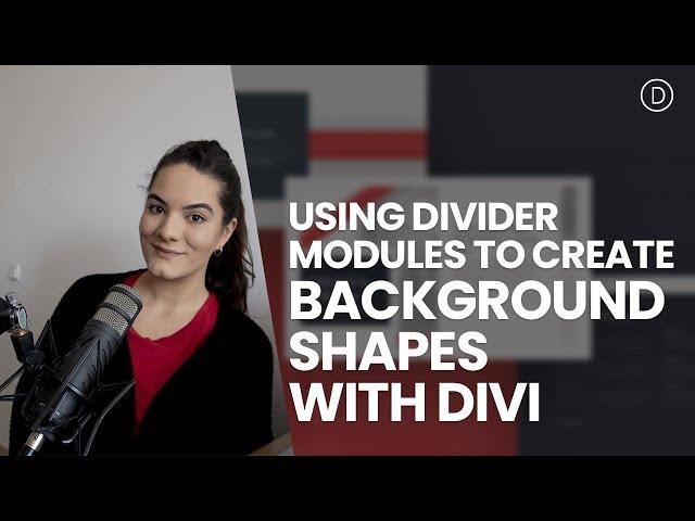 Using Divider Modules to Create Background Shapes with Divi’s Transform Options