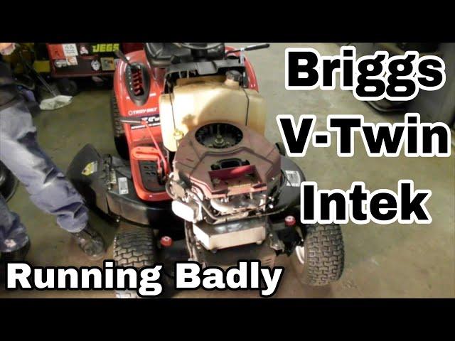 Briggs V-Twin Intek Engine Running Badly? Fix It!