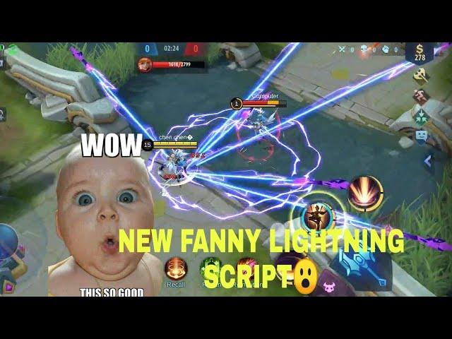 NEW FANNY | LIGHTNING SCRIPT | MOBILE LEGENDS BANG BANG