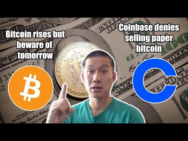 Bitcoin Rises, but BEWARE of TOMMORROW. September will be POSITIVE!! Coinbase deny PAPER BITCOIN