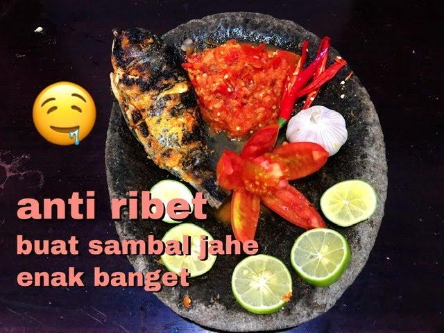 Sambal jahe khas sunda