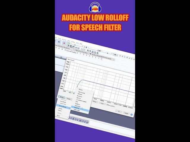 Audacity for Authors: Using the Low Rolloff for Speech Filter | Shorts