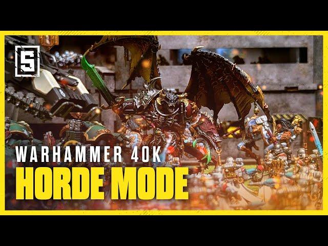 Warhammer 40k Horde Mode | Chaos vs Imperium