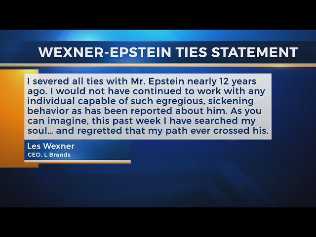 Les Wexner says he didn't know about Epstein's behavior