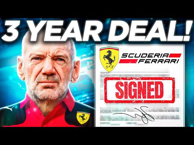 Adrian Newey's INSANE NEW DEAL with Ferrari Just Got LEAKED!