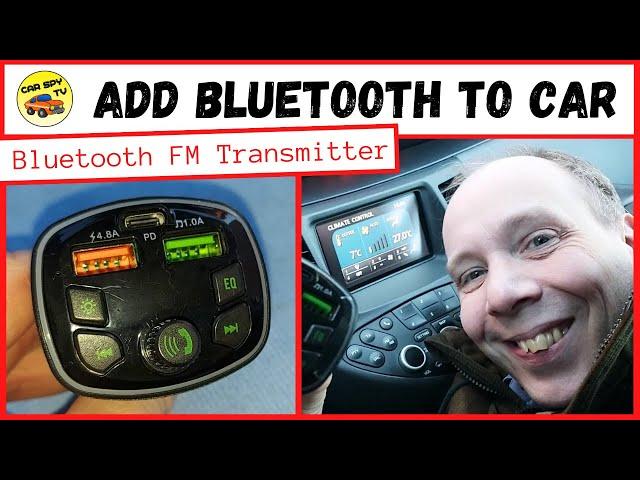 How To Add Bluetooth To Car Stereo: Bluetooth FM Transmitter