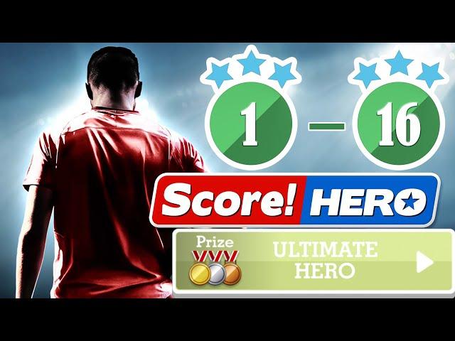 Score! Hero - ULTIMATE HERO Event - level 1 to 16 - 3 Stars