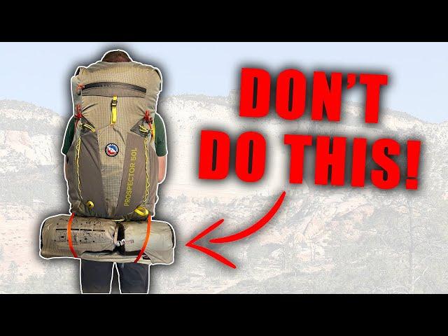 The BEST Way To Pack Your Tent For Backpacking!