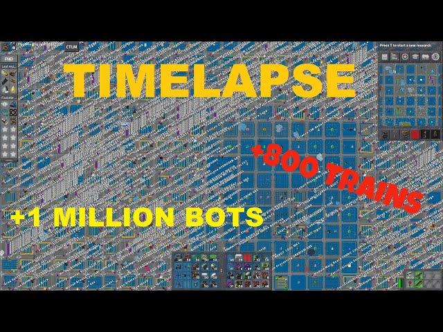 Factorio Timelapse - Biggest Factory Ever (8K Ultra HD)