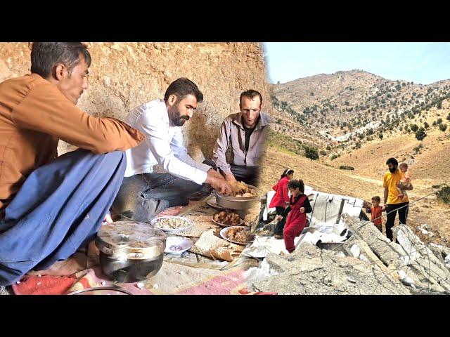 "Engineer Babazadeh Sets Up Tents on Farmland: A New Chapter Begins"