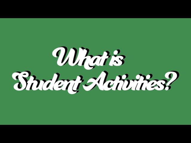 Student Activities Promo