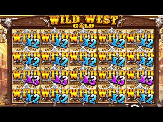 TOP 5 RECORD WINS OF THE WEEK  CRAZY FULL SCREEN WILDS ON THE WILD WEST GOLD SLOT