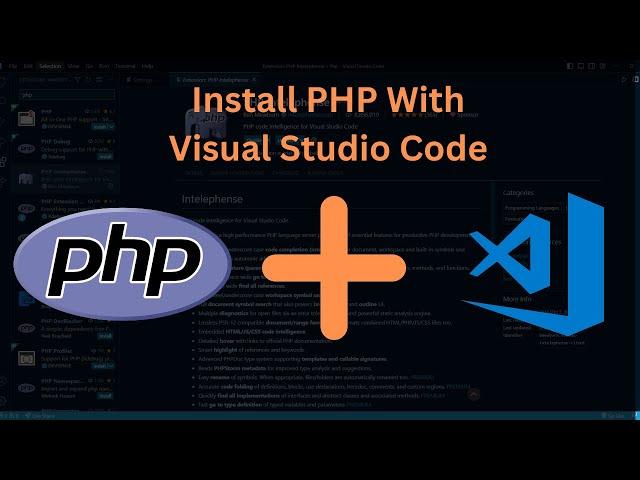 How To Run PHP In Visual Studio Code | Windows 10/11